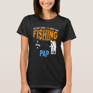 Camiseta Papá Especial Abuelo Más Que Amor Por La Pesca Hom