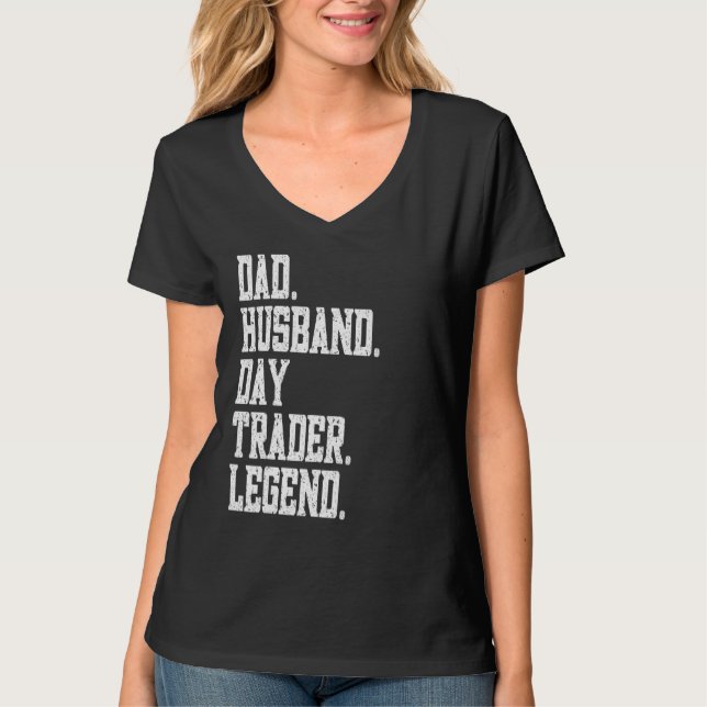 Camiseta Papá Esposo Científico de datos Leyenda (Anverso)