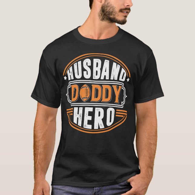 Camiseta Papa Esposo Héroe (Anverso)