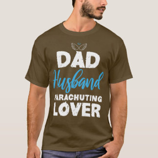 Camiseta Papá Esposo Paracaidismo Amante Gracioso Por Regal