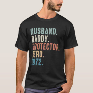 Camiseta Papá Esposo Protector Hero Mejor Regalo Papá Desde