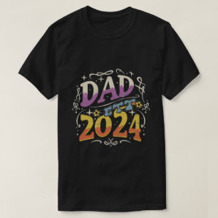 Camiseta papá est 2024, ascendido a Daddy Est. 2024