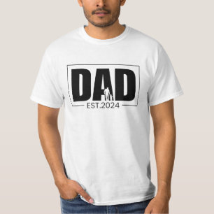 Camiseta Papá Est 2024,Regalo para papá, papá gracioso
