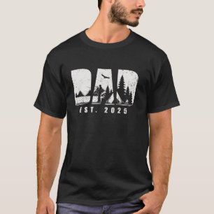 Camiseta Papá Est 2025 Camping Dad Para Ser Papi Recién nac