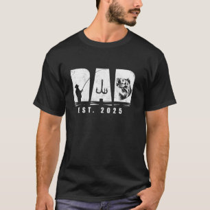Camiseta Papá Est 2025 Pesca Papá Para Ser Nuevo Bebé Papá