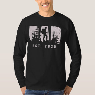 Camiseta Papá Est 2025 Senderismo Papá Para Ser Recién naci