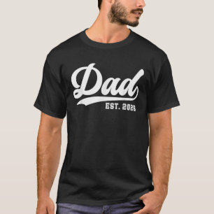 Camiseta Papá Est 2026 Ascendido a Papá 2026 Papito 2026
