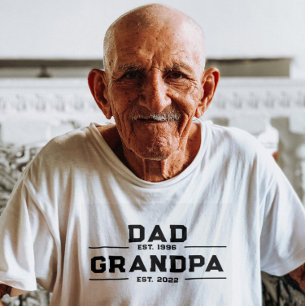 Camiseta Papá Est Abuelo Este Personalizado Papá Abuelo Pad
