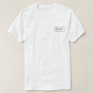 Camiseta Papá está 2025 Papá para ser 2025 Logo Nuevo Papá 