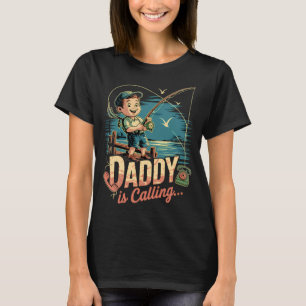 Camiseta Papá está llamando Pescar Papá Sarcasmo Sarcástico