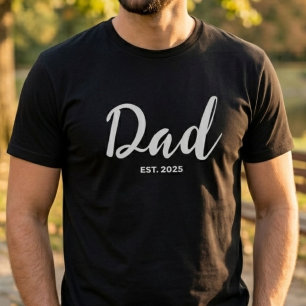 Camiseta Papa Estableció Nuevo Regalo para Papá