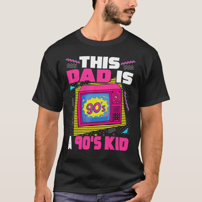 Camiseta Papá estético de los 90 años padre padre de famili (Anverso)