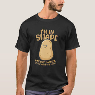 Camiseta Papa Estoy en forma Graciosa Comida Yam