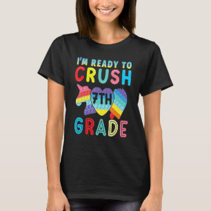 Camiseta Papá, estoy listo para aplastar el séptimo grado d