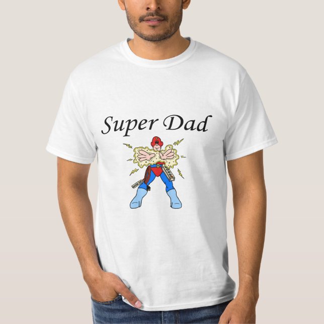 Camiseta Papá estupendo (eléctrico) (Anverso)