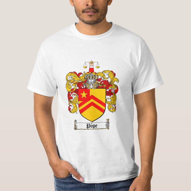Camiseta Papa Family Crest - papa escudo de armas (Anverso)
