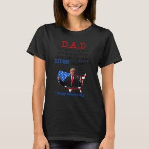 Camiseta Papá feliz día del padre sin importar lo difícil q