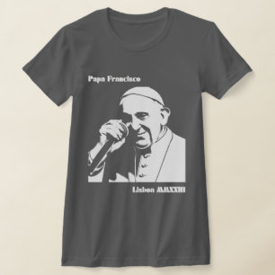 CAMISETA PAPA FRANCISCO LISBOA MMXXIII