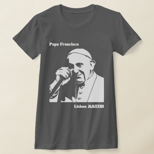 CAMISETA PAPA FRANCISCO LISBOA MMXXIII (Distribución)