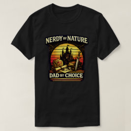 Camiseta Papá friki por naturaleza, papá por elección, jueg