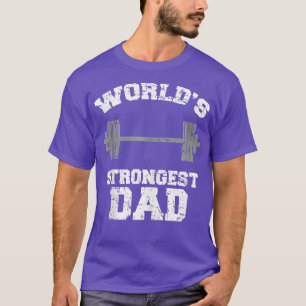 Camiseta Papá fuerte Gym Mejor Papi Regalo Padres Día Ou