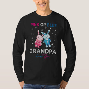 Camiseta Papá Futuro Rosa O Abuelo Azul Te Ama Género R
