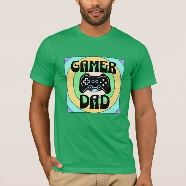 Camiseta Papá Gamer (Anverso)