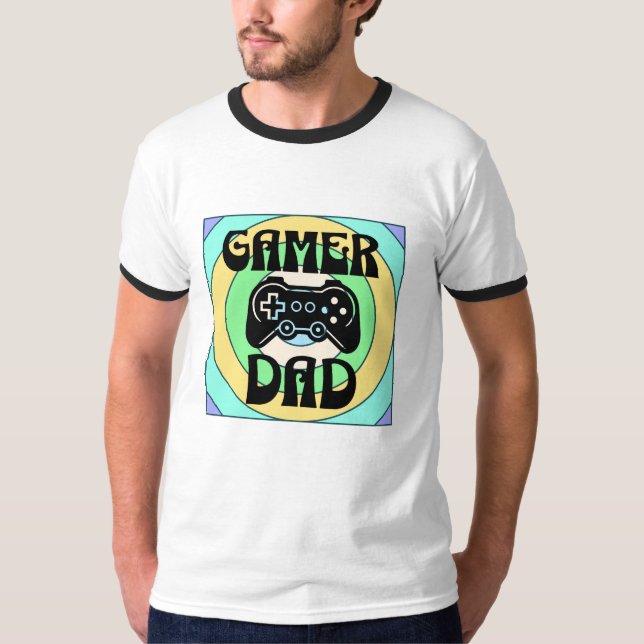 Camiseta Papá Gamer (Anverso)