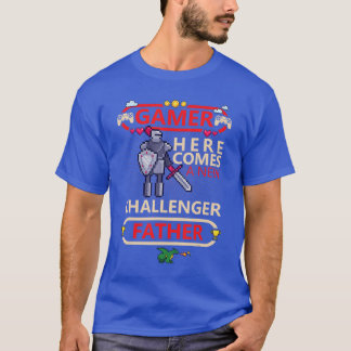 Camiseta Papá Gamer Divertido Videojuego Nuevo Reto