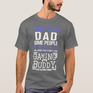 Camiseta Papá Gamer Regalo Divertido Padre Hijo Coincidente