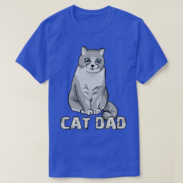 Camiseta Papá gato (Diseño del anverso)