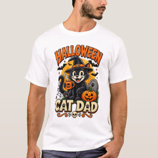Camiseta papá gato