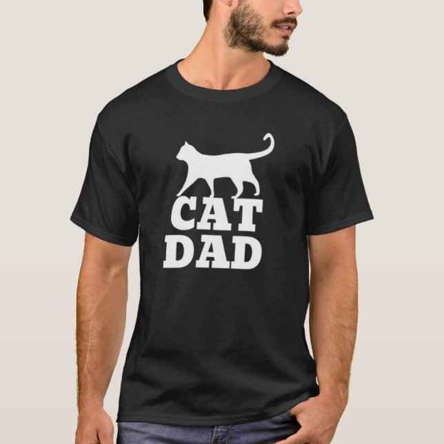 Camiseta Papá gato (Anverso)