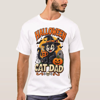 Camiseta papá gato