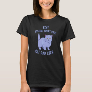 Camiseta Papa Gato Británico de Pelo Corto BKH
