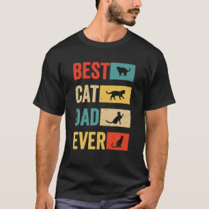 Camiseta Papá Gato Cute Vintage Mejor Papá Gato Que Nunca P