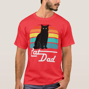 Camiseta Papá gato de los hombres - Regalo de amante del ga