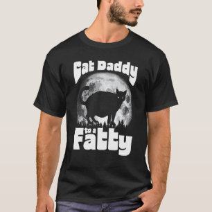 Camiseta Papá Gato de una Bola de Grasa! Divertida Luna Lle
