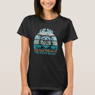 Camiseta Papá Gato El Hombre El Mito El Distribuidor de Com