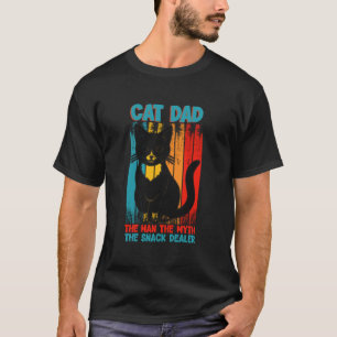 Camiseta Papá Gato El Hombre El Mito El Distribuidor De Sna