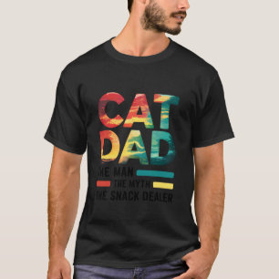 Camiseta Papá Gato El Hombre Mito Distribuidor de