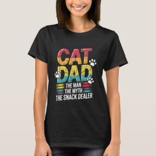 Camiseta Papá Gato El Hombre Mito Distribuidor de
