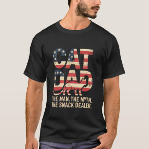 Camiseta Papá Gato El Hombre Mito Distribuidor de