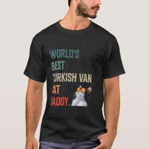 Camiseta Papá Gato EL MEJOR GATO TURCO VAN PAPÁ Gato Hombre