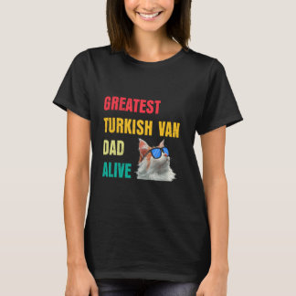 Camiseta Papá Gato EL MEJOR PADRE DE VAN TURCO VIVO Diverti