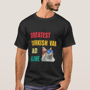 Camiseta Papá Gato EL MEJOR PAPÁ DE VAN TURCO VIVO Divertid