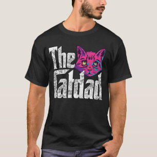 Camiseta Papá Gato El Padre De Los Padres Loco Padre Kitty