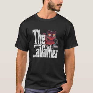Camiseta Papá Gato El Padre Del Caos Loco Padre Gato Kitty