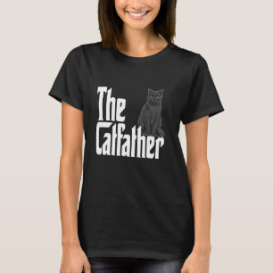 Camiseta Papá Gato El Padre Del Catre Aburrido Padre Gato N