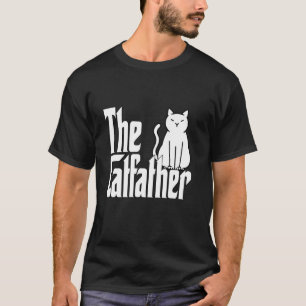 Camiseta Papá Gato El Padrino Gato Lindo Padre Gato Gatito